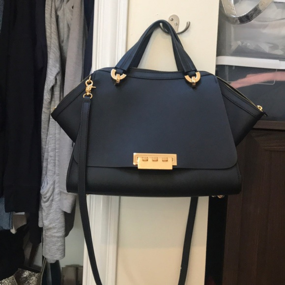 Zac Posen Eartha Iconic Black Leather Purse - Picture 7 of 7